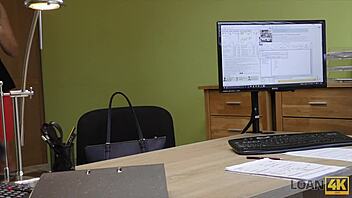 Loan4k Rich Czech Teen Solves Problems with Pov Blowjob Casting