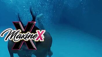 nyssa nevers juicy brunette lesbian squirts on machine