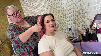 Ready for Rose Lareines' bbw threesome with huge tits and big ass?