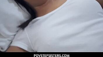 napping babe wakes up sucking and fucking pov - amara romani!