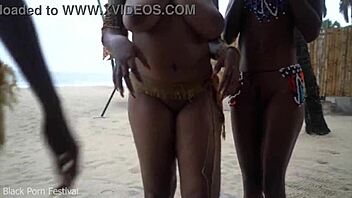 three african tribe witches dance skinny big tits ritual