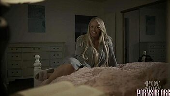 big ass blonde milf seduces with creampie tease