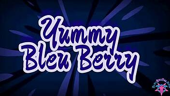 bleuberry's huge tattooed ass twerks in lingerie teasing big cock