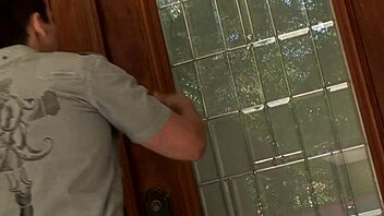 veronica rodriguez bends over fingering her shaved schoolgirl pussy