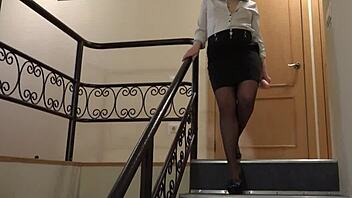 hairy ass gapes wide from massive dildo in every pose 🍆🍑😩