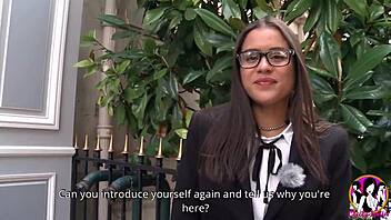 Alice Axx's Hairy Pussy Takes Deep Paris Anal