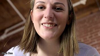 clara dee pov virtual strap-on play dwarfs his small one