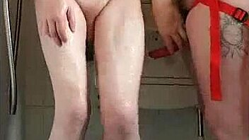 pegging boyfriend's ass kitchen public field bathroom atm part 10