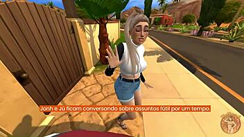 old man hunts married woman in visual novel rpg episode 1