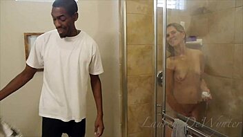 Lauren dewynter rides son's friend's big black cock!