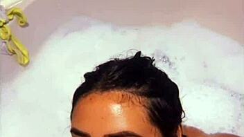 depraved wife begs for huge cock while hubby's humiliated watching gaping