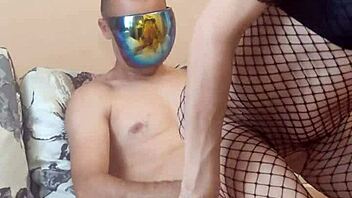 wanna watch me film my wife in fishnet bodysuit porn?