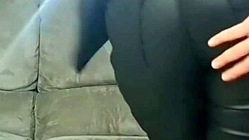 watch this mature slut tease in leather lingerie pov