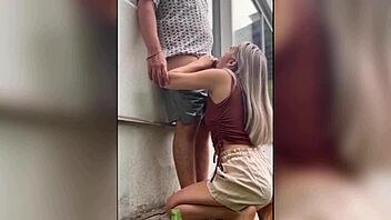 wanna fuck this horny 18 year old skinny teen outdoors in alley till creampie?