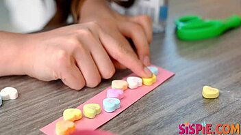 kyler quinn and lulu chu size up valentine surprises