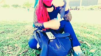 petite latina milf's big ass takes outdoor anal for cash