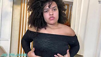 Curvy Brazilian Begs For Ass But Takes Pussy Ride