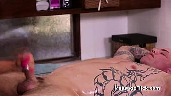 hey curvy, my big tits masseuse is stroking your oily cock hard