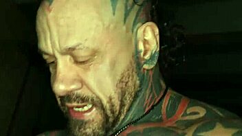 tattooed brunette babe sucks and fucks stud in hd