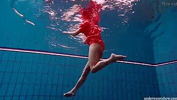 i love watching sexy teen avena's tight pussy swim nude