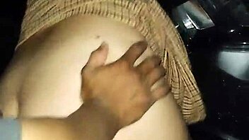 Horny latina prostitute fucked publicly on beach car flashing tits ass