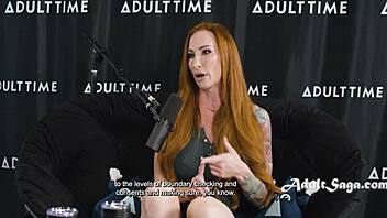 Podcast chat with gorgeous Sophia Locke! 🎙️🔥