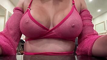 hot milf artemisia love bounces juicy boobs at club