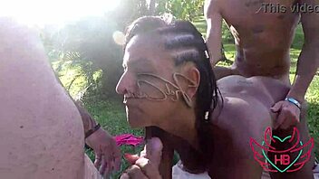 hey cuckold hotwife loves friend's big cock mmf fun