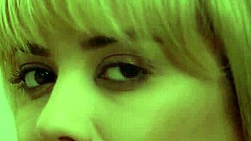 Busty Ukrainian Blonde Milf Margo Dumas Strips Lace Lingerie