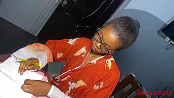 pretty skinny babe rides big cock bodyguard before office