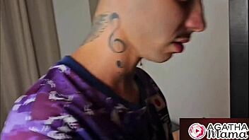 agatha milf devours young stud's cock again in wild bareback fuck