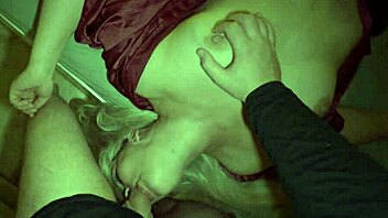 fucking milf's throat deep before cumming inside her mouth