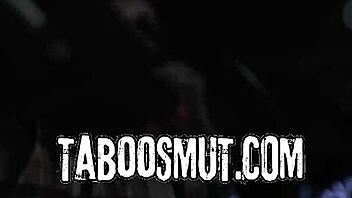 pervy guy anal pounds brunette babe's tight virgin ass