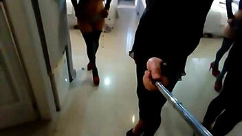 husband crossdresses as woman arousing wife for dildo play