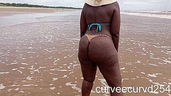 local ebony quickie beach fuck bent over public slave style