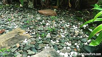 sexy bound vixen tickled hard outdoors begging