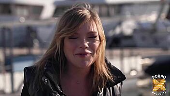 Lulu petite milf savors two huge cocks seductively