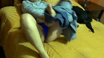 Stepmom Drops Jeans And Panties For Hot Masturbation And Hard Fuck Compilation