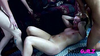 tattooed punk princess dives into inked lesbian threesome bliss