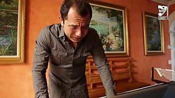 mexican girlfriend slut flaunts her juicy tits and ass in hot porno