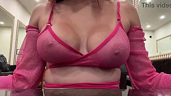 hot milf artemisia love bounces juicy boobs at club