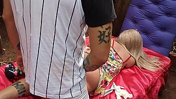 Blonde Sex Doll Ass Gets Fiercely Pounded!