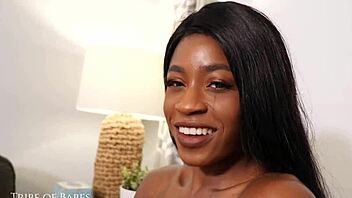 hey babes nicole kitt strips teasing ebony curves for you