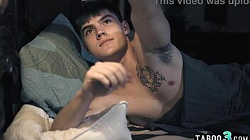 blonde milf rachael cavalli sneaks into bedroom quietly at night