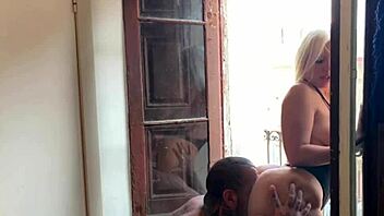 i scream riding rob diesel huge cock with blondie fesser home