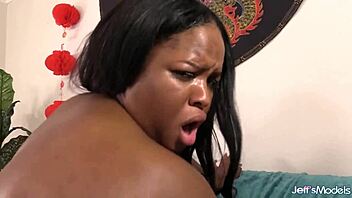 grandpa pounds ebony bbw olivia leigh's fat ass hard