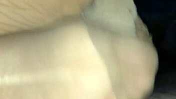 i filled her nylons with cum after hot stocking footjob