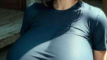 Ai generated big tits model looks so sexy!