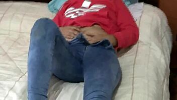 Stepmom Drops Jeans And Panties For Hot Masturbation And Hard Fuck Compilation