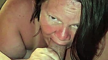 i cum hard sucking this throbbing milf cock